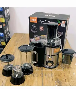 Raf 4 Ln1 Electric Juicer,Blender/Extractor,1.5l- Silver