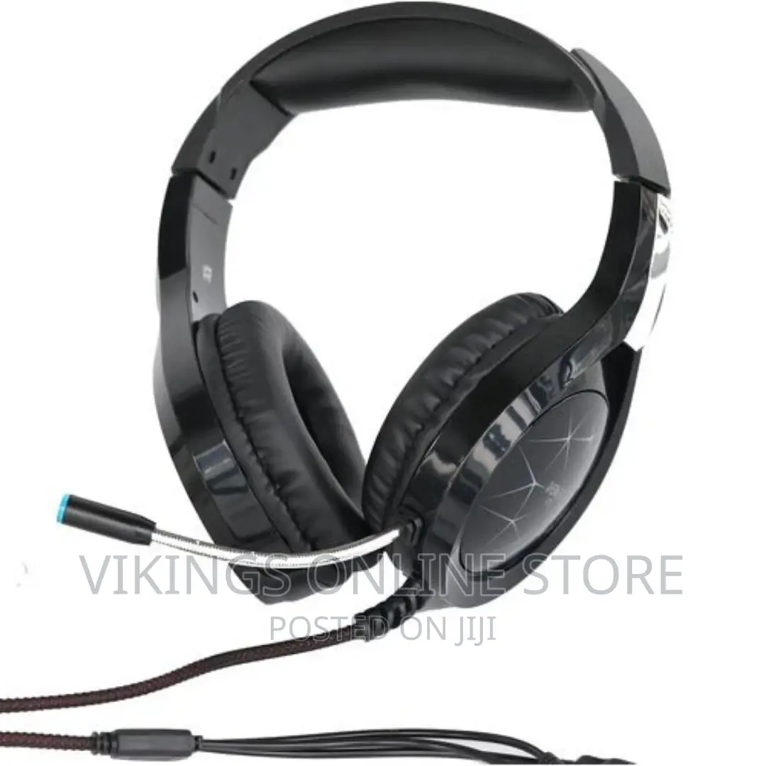 Robot 3D Stereo Surround LED Wired Gaming Headset – Black