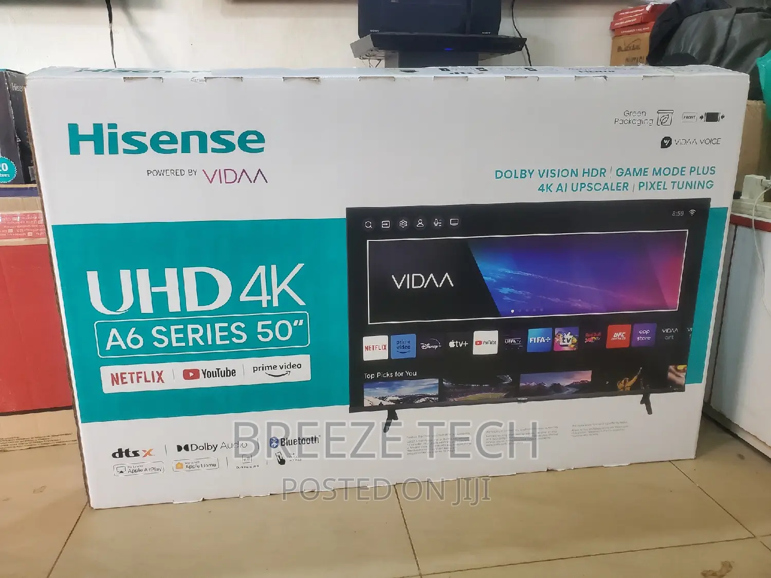 Hisense Smart Vidaa 50"Inch