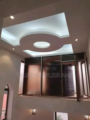 Gypsum Ceiling Circular Design 568