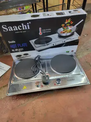 Saarch Double Hot Plate With Adjustable Thermometer