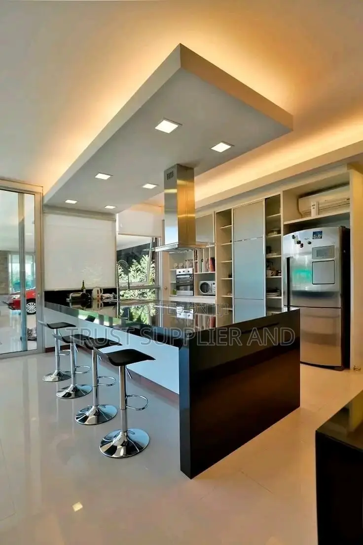 Gypsum Ceiling Cafeteria