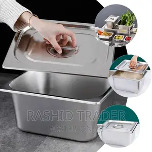 Stainless Steel Fruit Tray With Lid