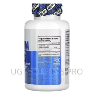 Evlution Nutrition, Alpha GPC, 60 Veggie Capsules Brain Supp