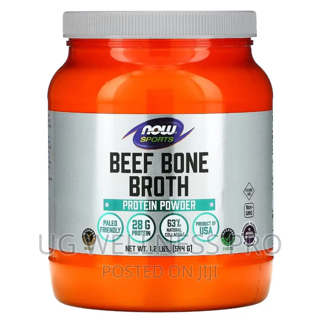 Now Foods, Sports, Beef Bone Broth, Protein Powder, (544 G)