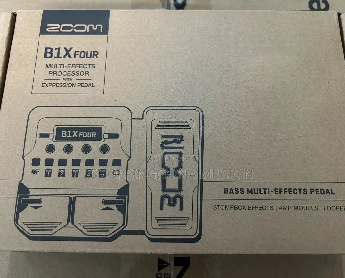 Bass Guitar Zoom Effect Processor Expression Pedal B1x Four