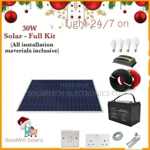 30w Solar System Full Kit