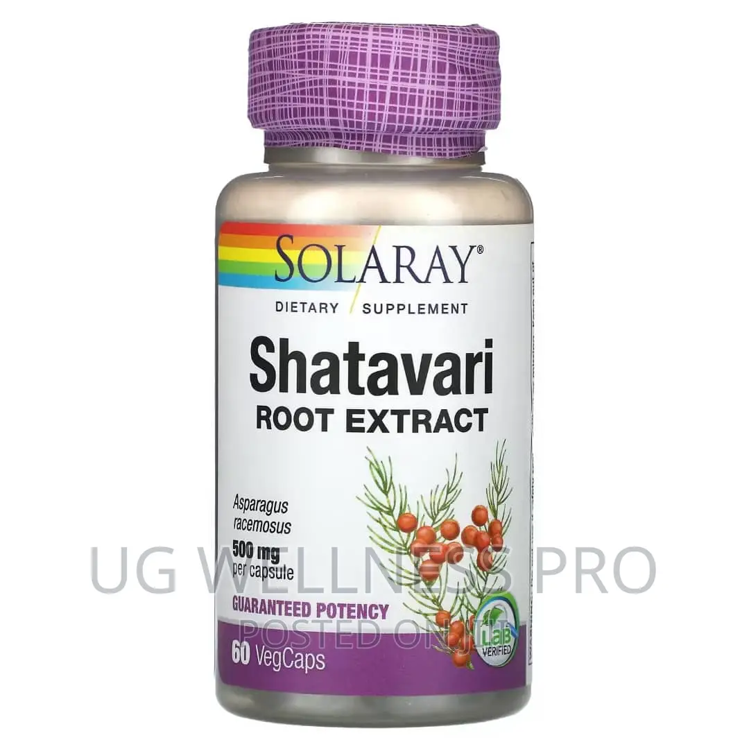 Solaray, Shatavari Root Extract, 500 Mg, 60 Vegcaps