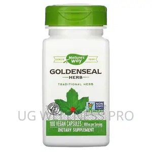 Nature's Way, Goldenseal Herb, 400 Mg, 100 Vegan Capsules