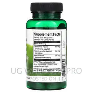 Swanson, Full Spectrum Valerian, Chamomile Hops, 60 Caps