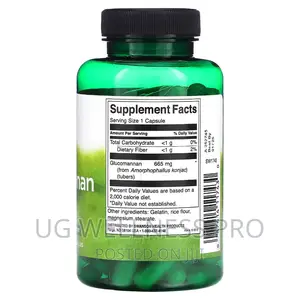 Swanson, Glucomannan, 665 Mg, 90 Capsules