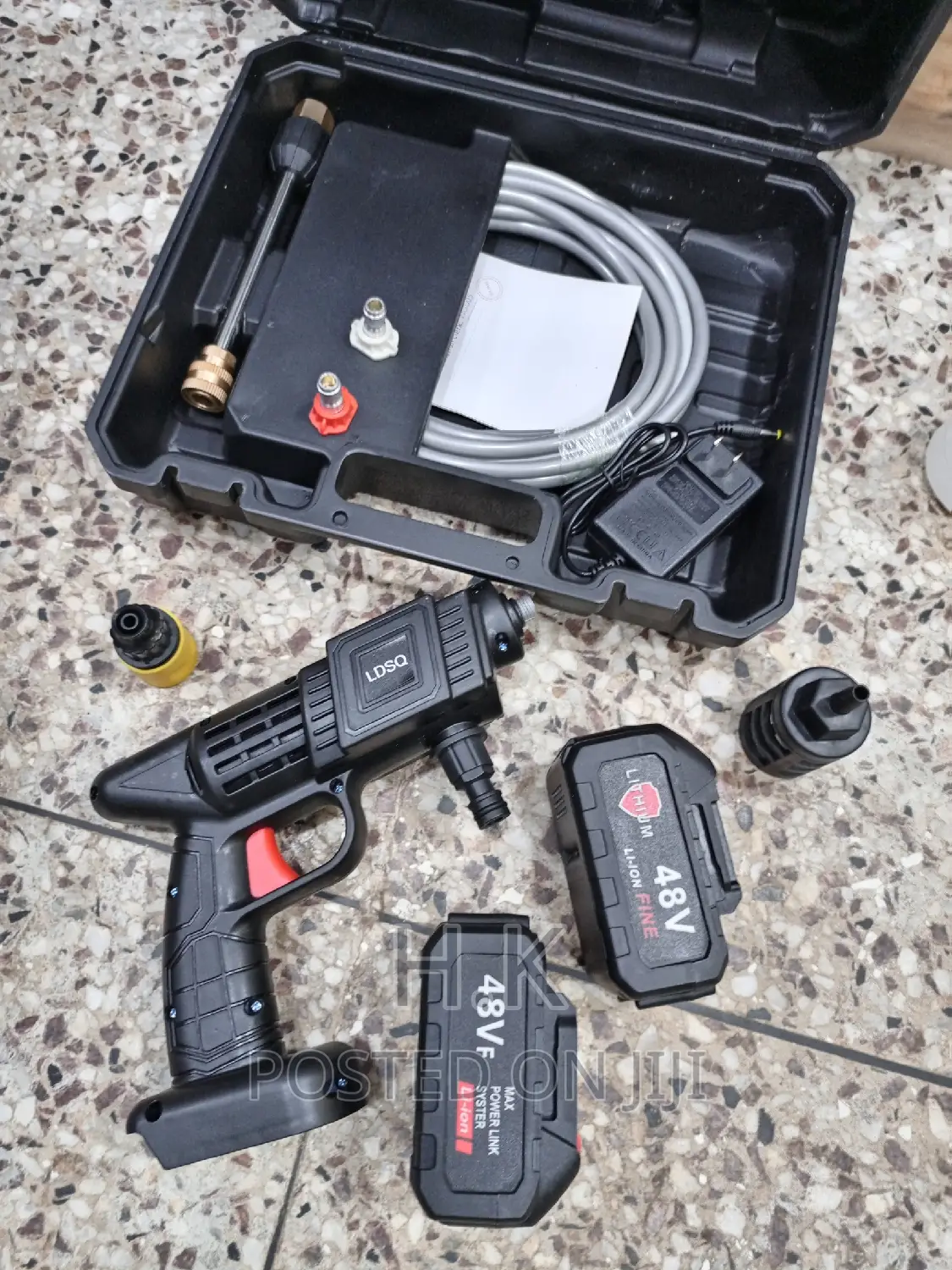 2 Batteries Cordless High Pressure Washer
