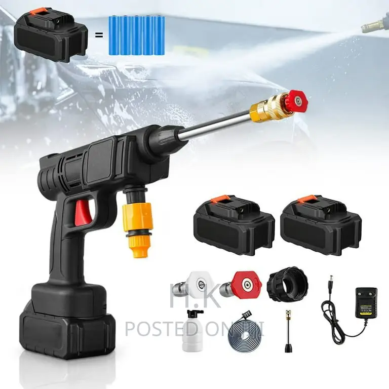 2 Batteries Cordless High Pressure Washer