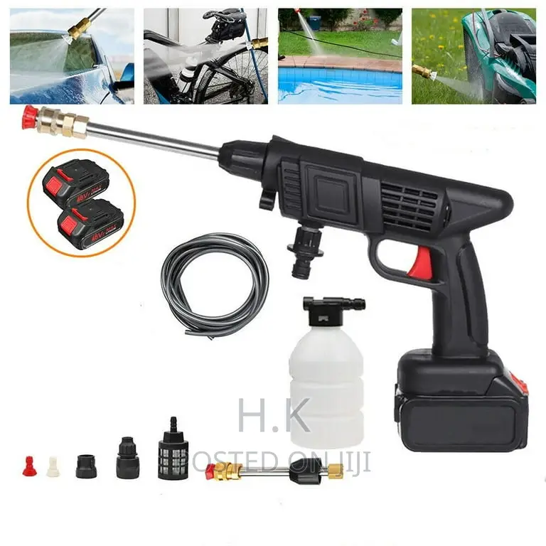 2 Batteries Cordless High Pressure Washer