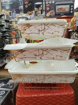 Golden Food Warmer Set of 3pcs