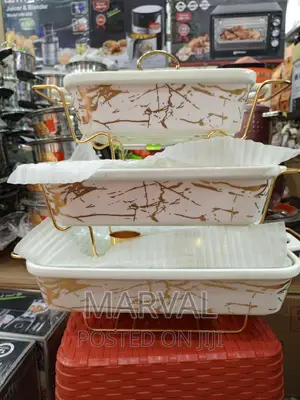 Golden Food Warmer Set of 3pcs
