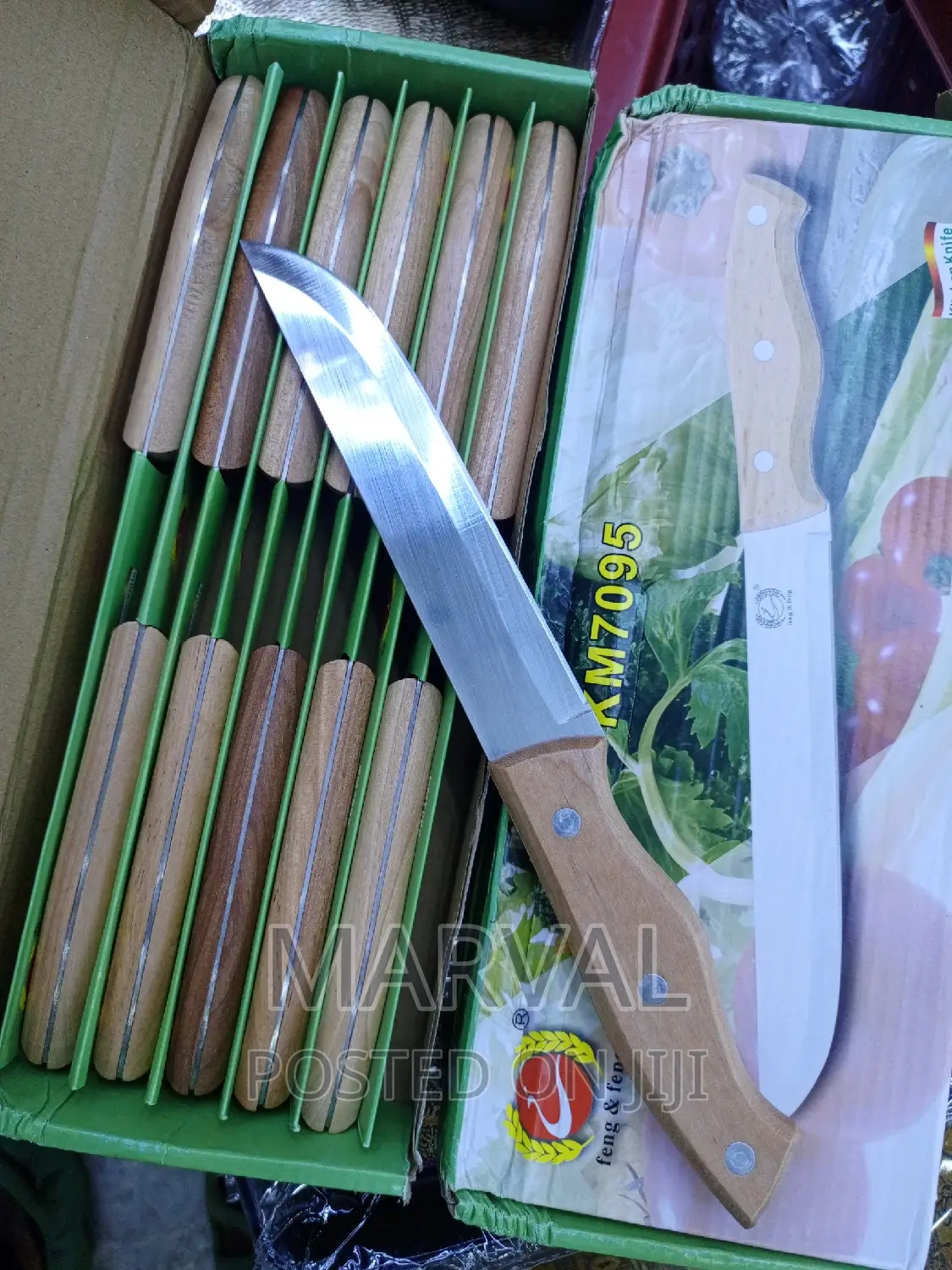 12pcs Wooden Knives