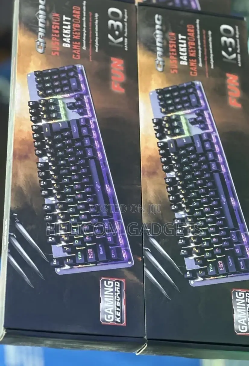 Gaming Keyboard With Suspension Backlit