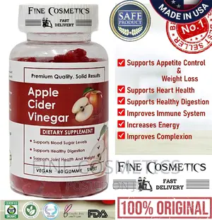 APPLE CIDER VINEGAR GUMMIES for Weight Loss + Immunity. USA