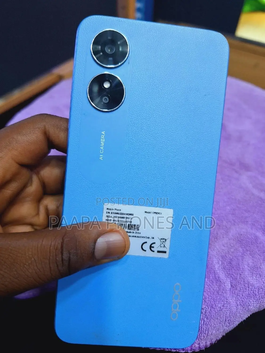 Oppo A17 64 GB Blue