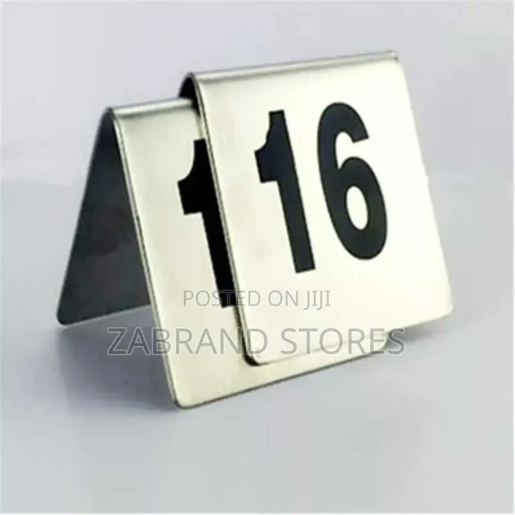 Restaurant Table Numbers
