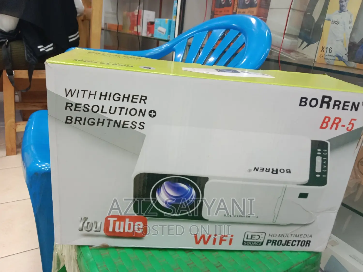 Wifi Borrego BR5 and T5 HD Multimedia Mini Projector