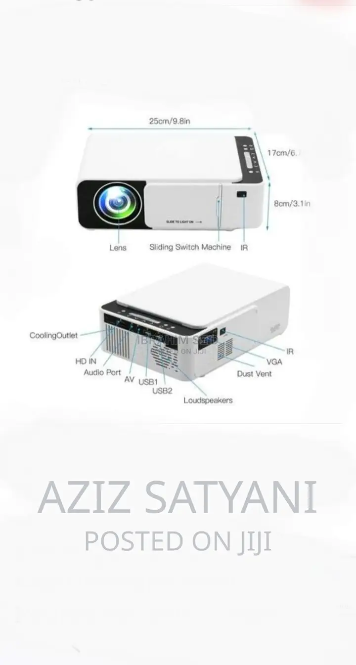 Wifi Borrego BR5 and T5 HD Multimedia Mini Projector