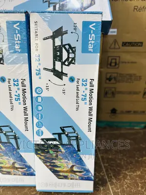 Movable 32” to 75” Wall Mount Brackets