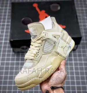 Original Air Jordan 4 Off-White Sneaker