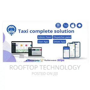 Cab2u - Taxi Solution Android Ios + Admin Panel + Dispatch