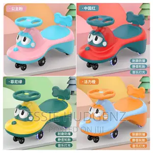 Carton Children's Toy Car With Music Lighting