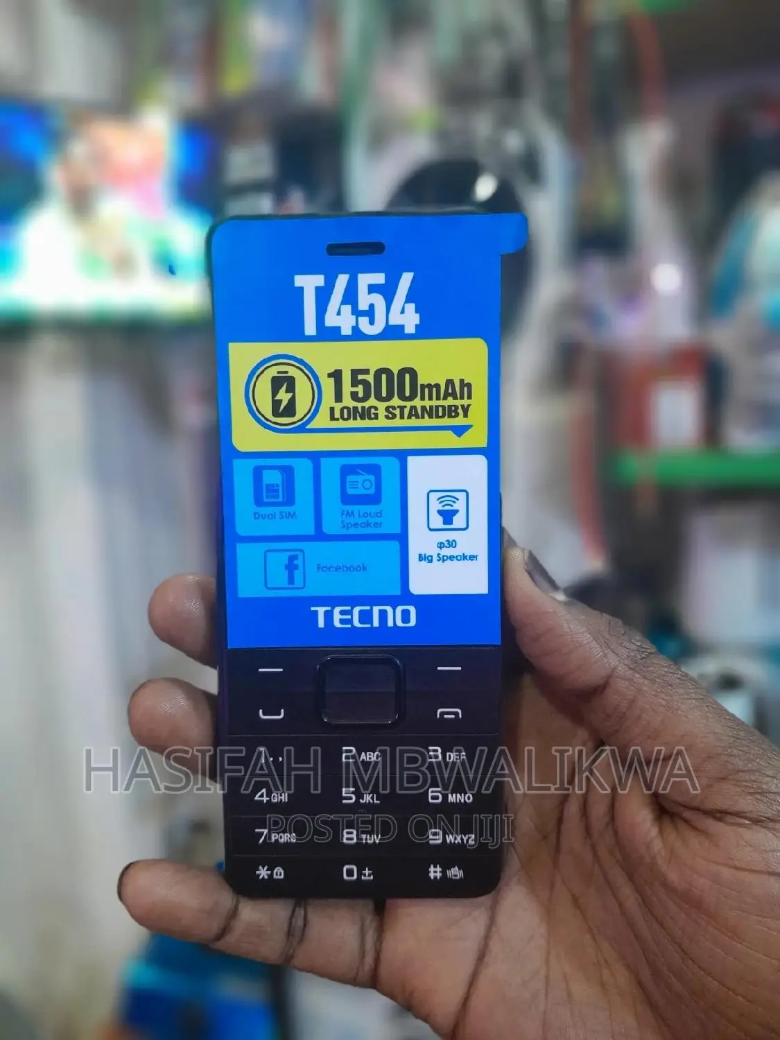New Tecno T454 Black