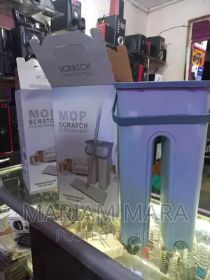 Flat Mop With Bucket /Scratch Cleaning Mop