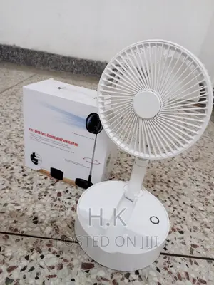 Portable USB Rechargeable Folding Telescopic Floor Fan Mini