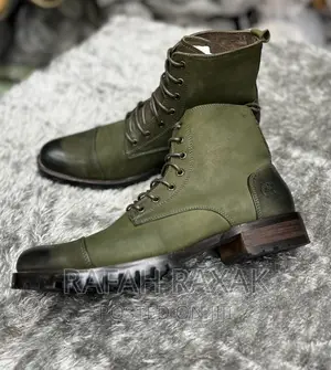 Original Men’S Army Green Leather Timberland Boot