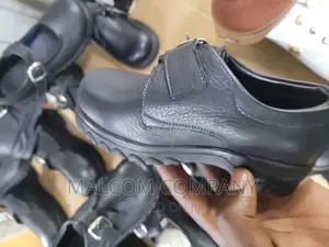 Children's Go Back to School Leather and Rubber Shoes