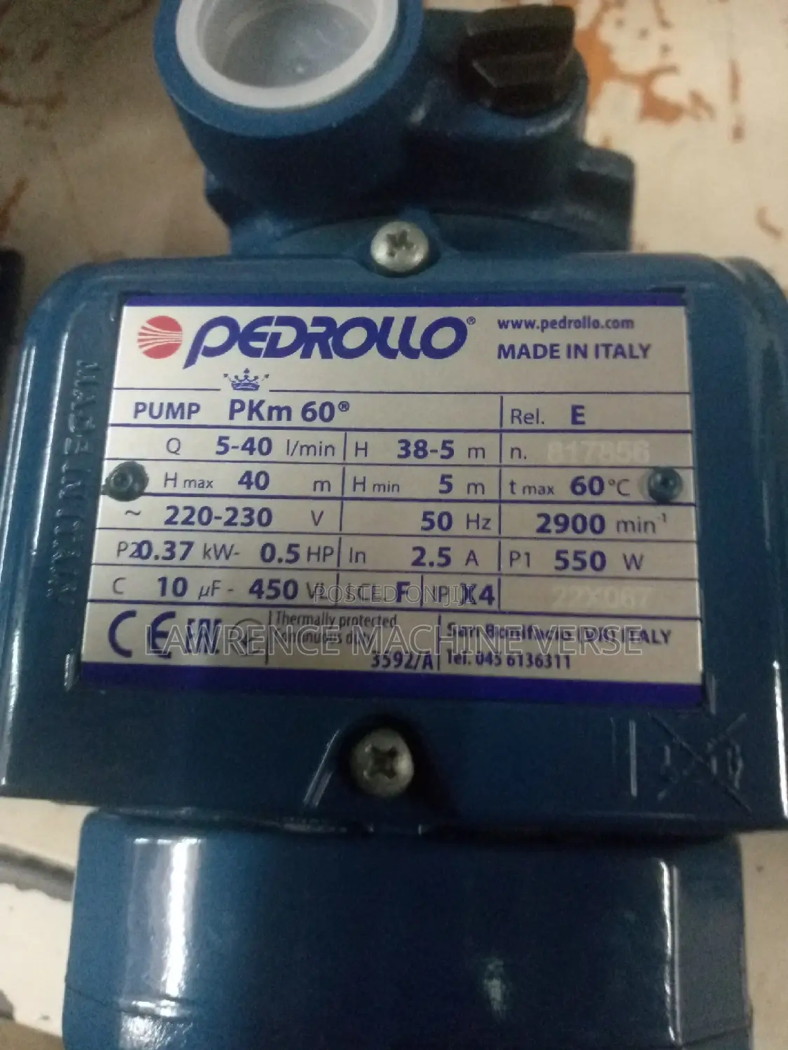 Pedrollo Surface Water Pump 40m