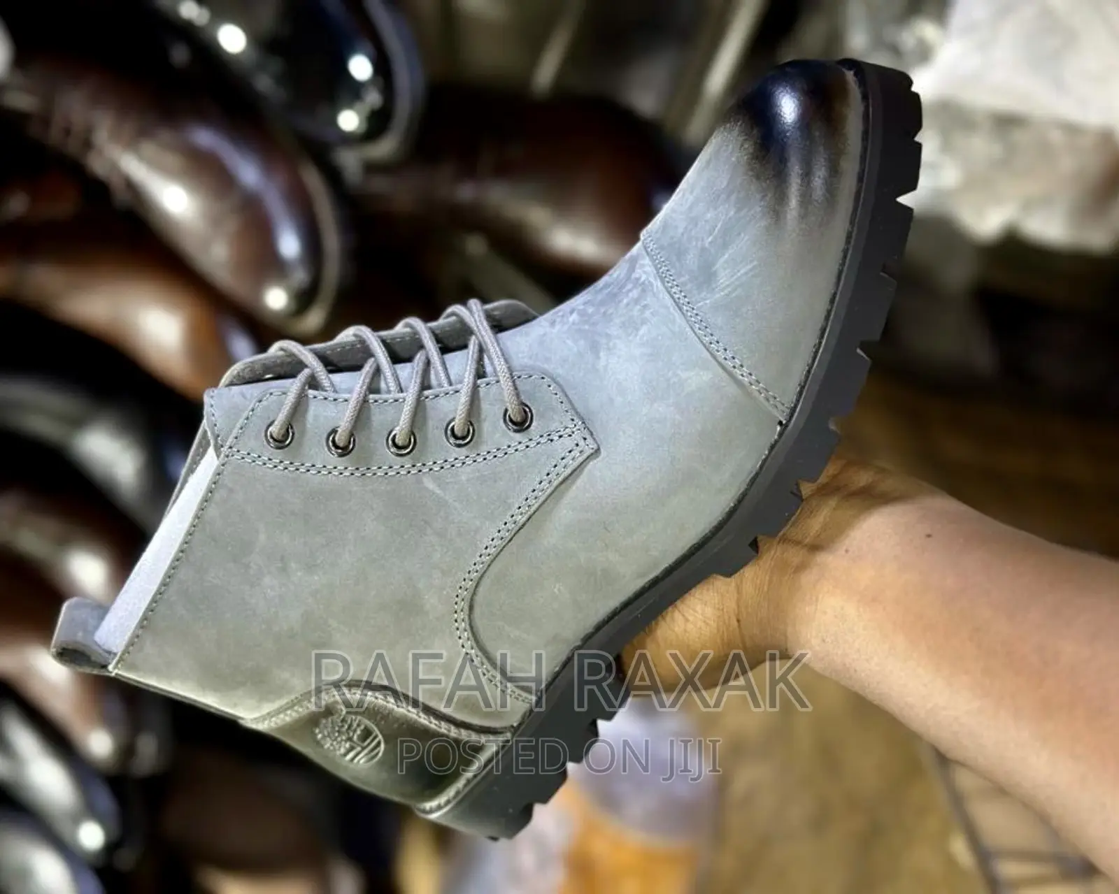 Original Grey Timberland Casual Leather Boot