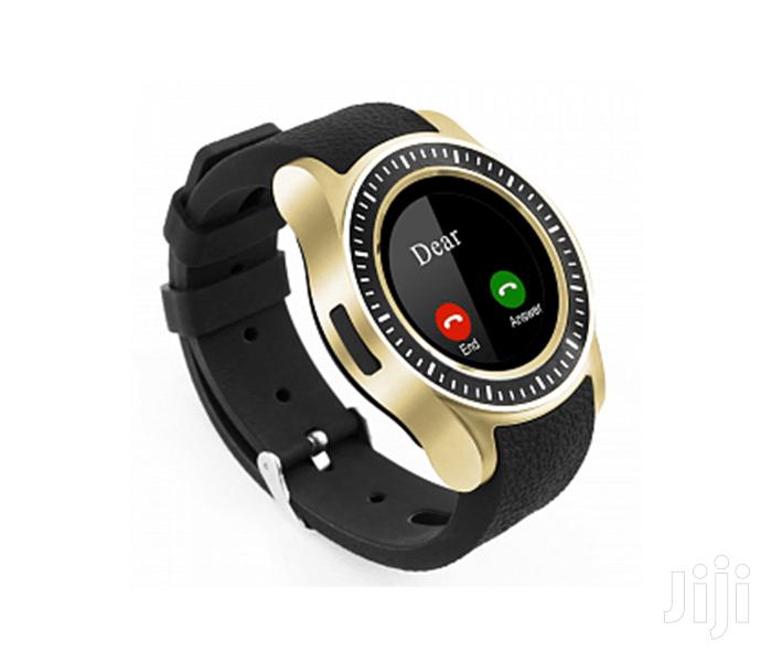 Original Premium, Smart Watch With Smartphone Gold Color.
