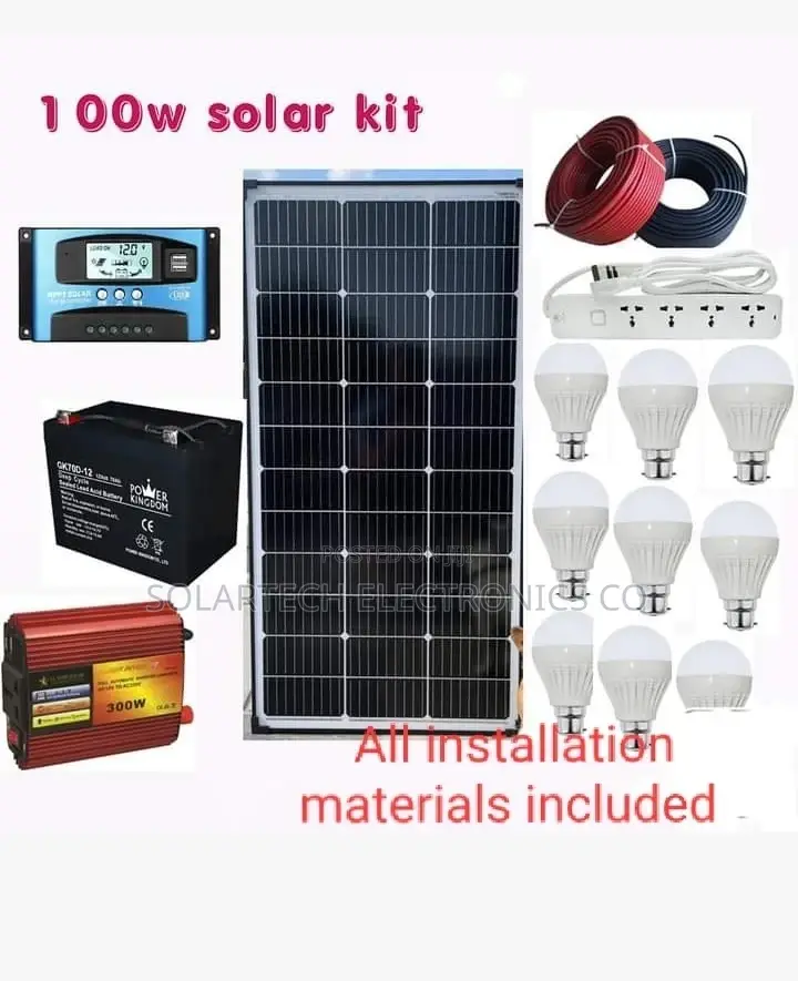 100w Solar Full Kit
