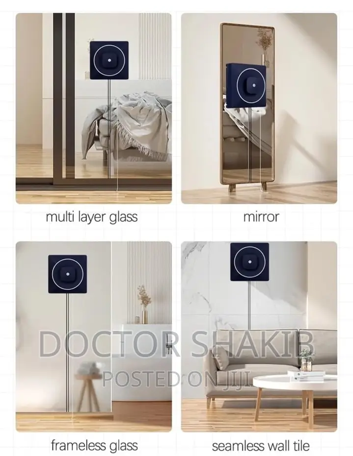 Window Cleaning Robot With Water Spray
