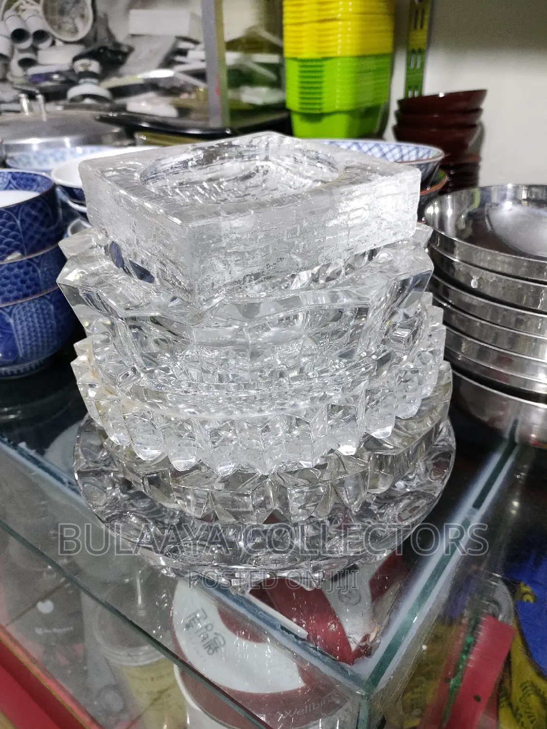 UK Used Glass Ash Trays Each