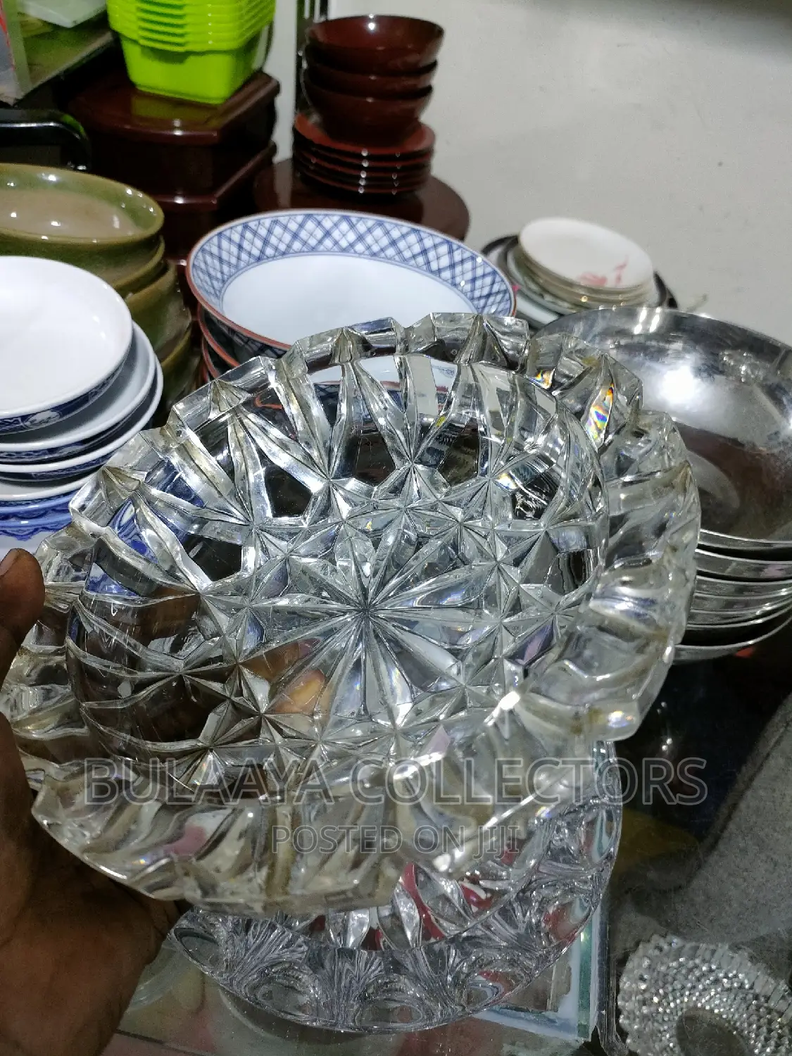 UK Used Glass Ash Trays Each