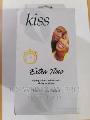 Kiss Extra Time Delay Condoms a Box of 24 Packs