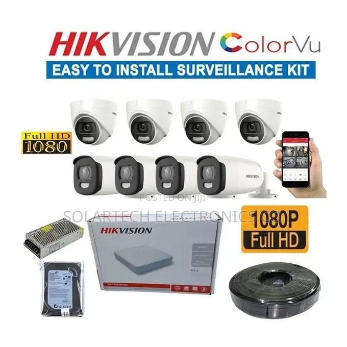 8 Channel Camera Kit HIK VISION