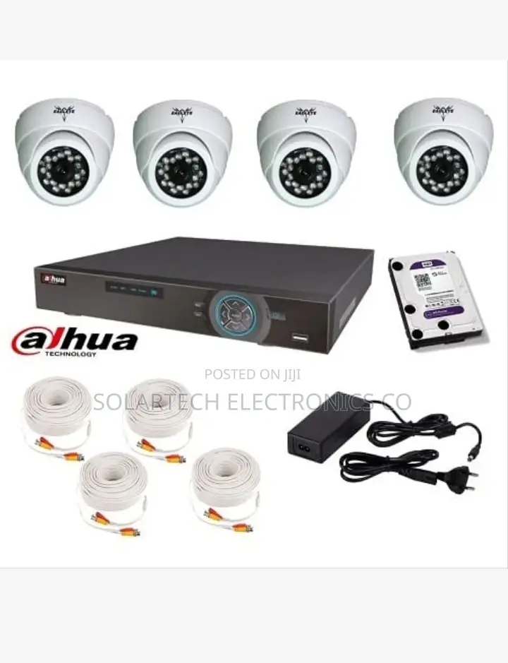 4 Channel CCTV Camera Kit