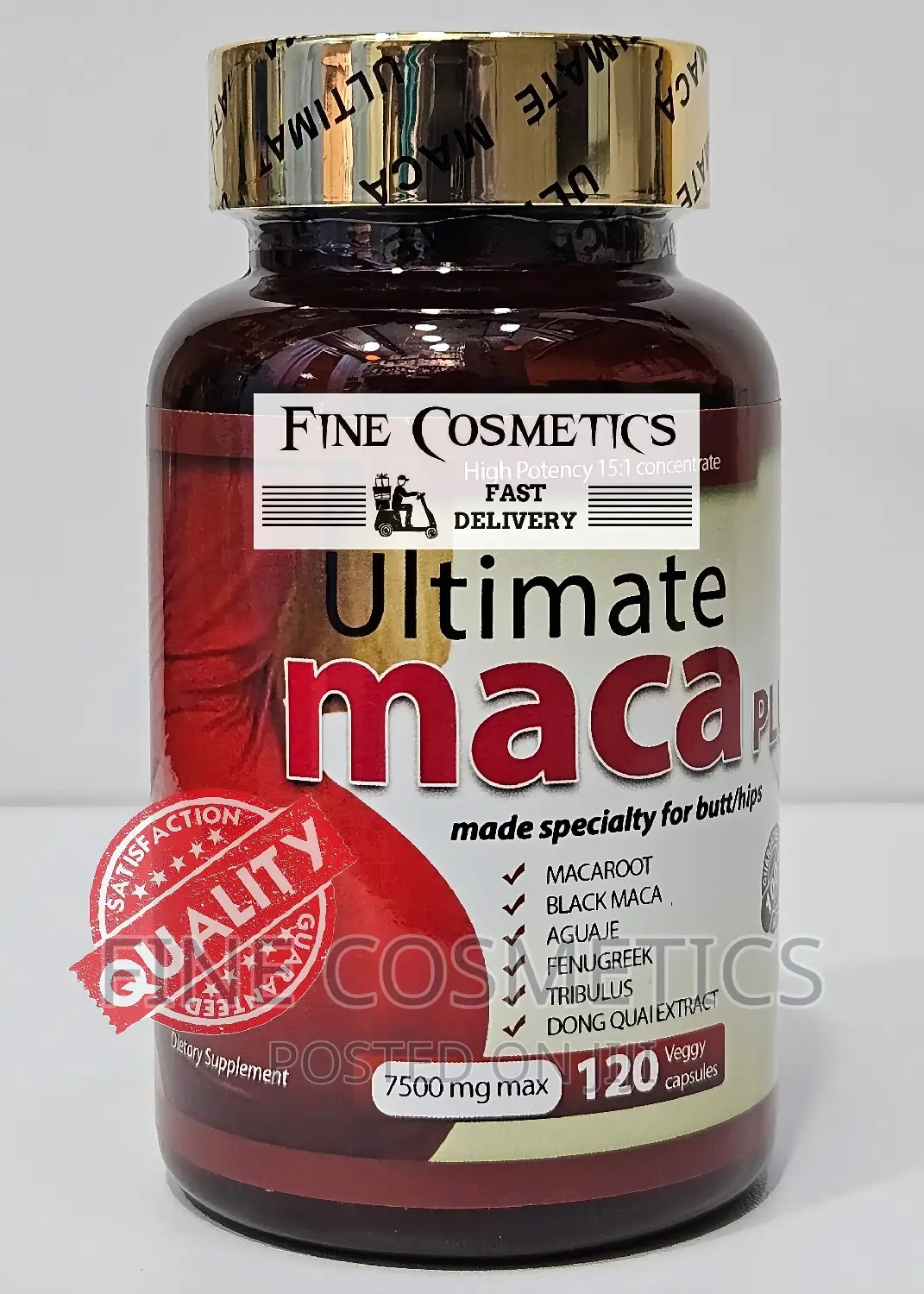 NEW ULTIMATE MACA PLUS |Hip and Butt Enlargement 120capsules