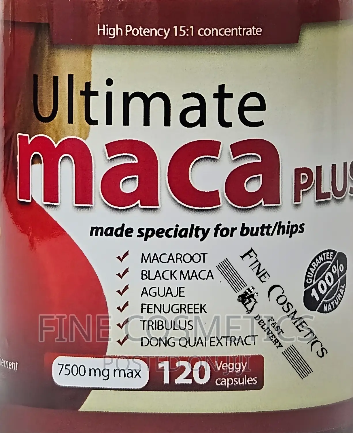 NEW ULTIMATE MACA PLUS |Hip and Butt Enlargement 120capsules