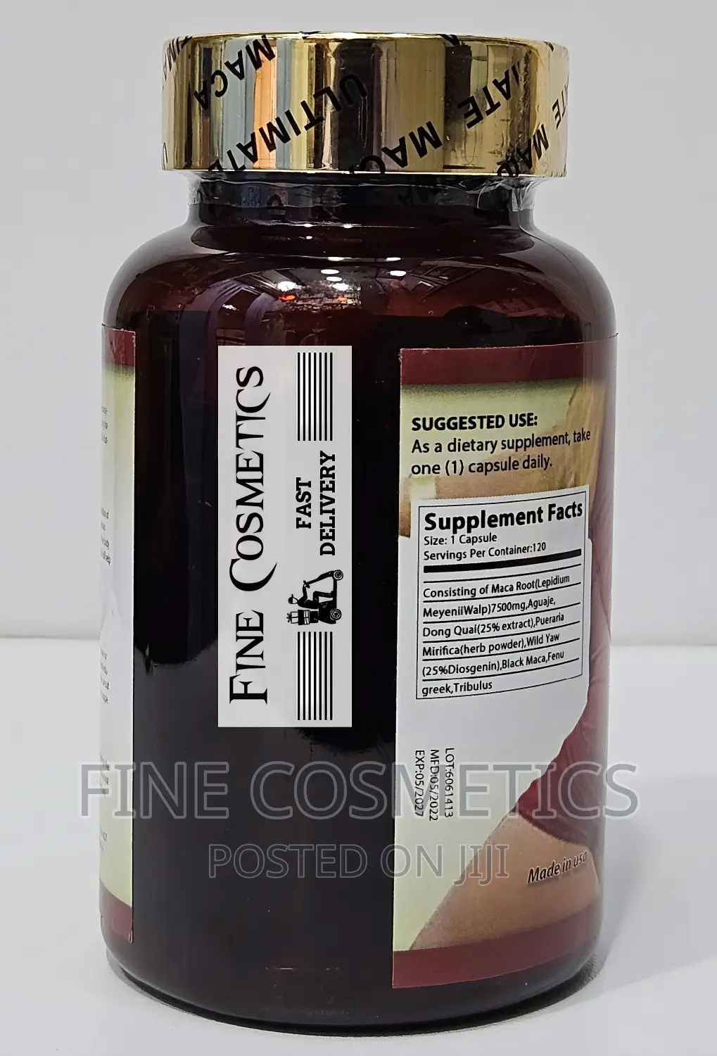NEW ULTIMATE MACA PLUS |Hip and Butt Enlargement 120capsules