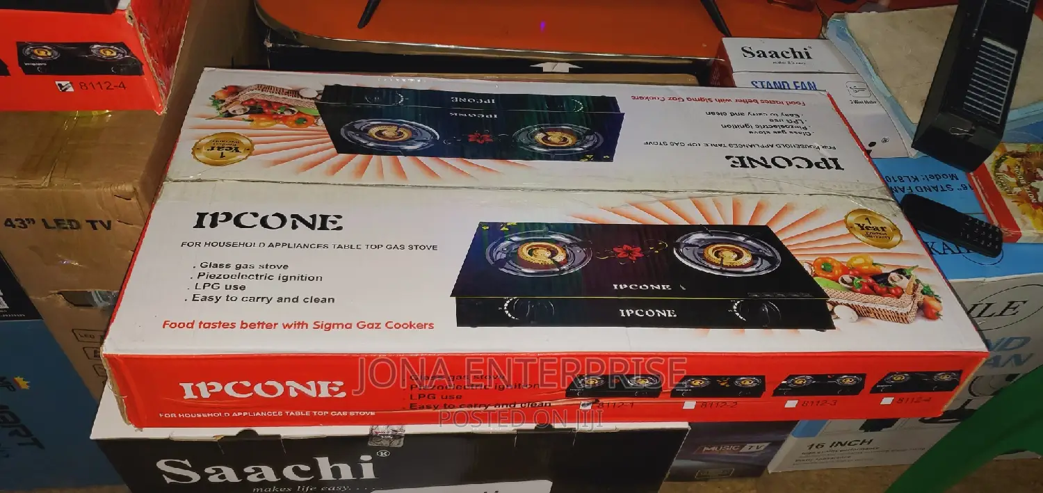Ipcone Gas Stove 2yrs Warranty